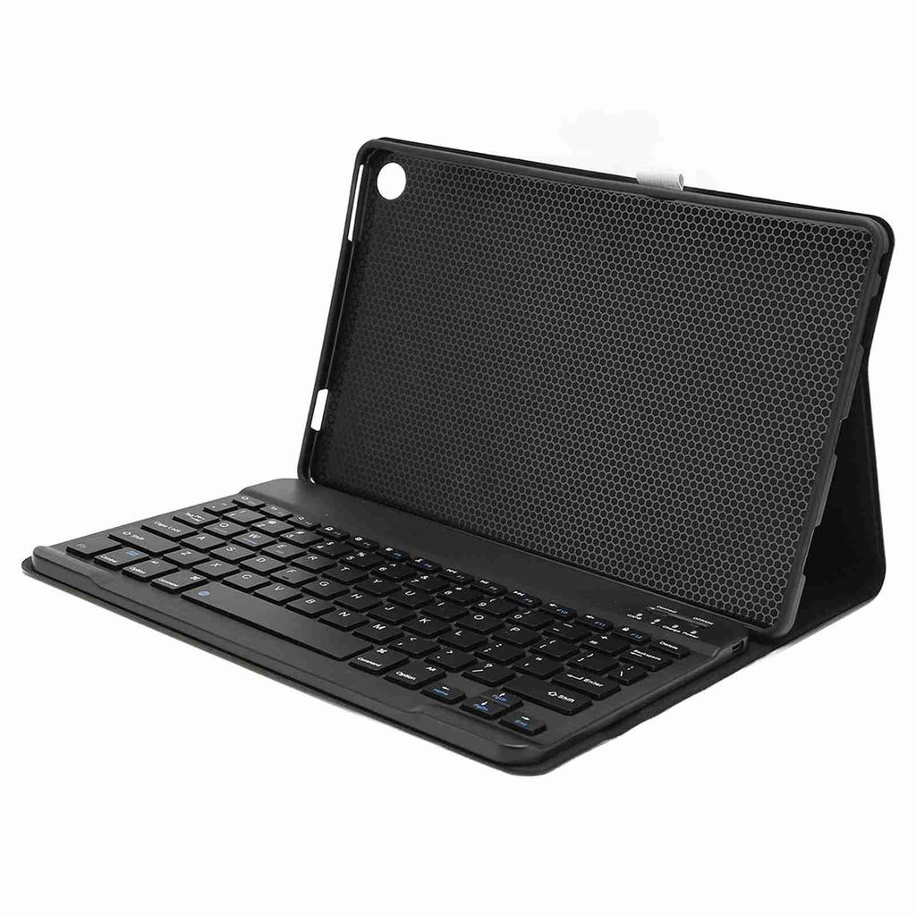 Bluetooth Keyboard Cover Drop Proof Quiet Keys Tablet Protective Case with Romovable Keyboard for