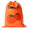 Fruit Vegetables Thermal Insulation Shockproof Eco Friendly Storage Bag With Pockets Drawstring Reusable