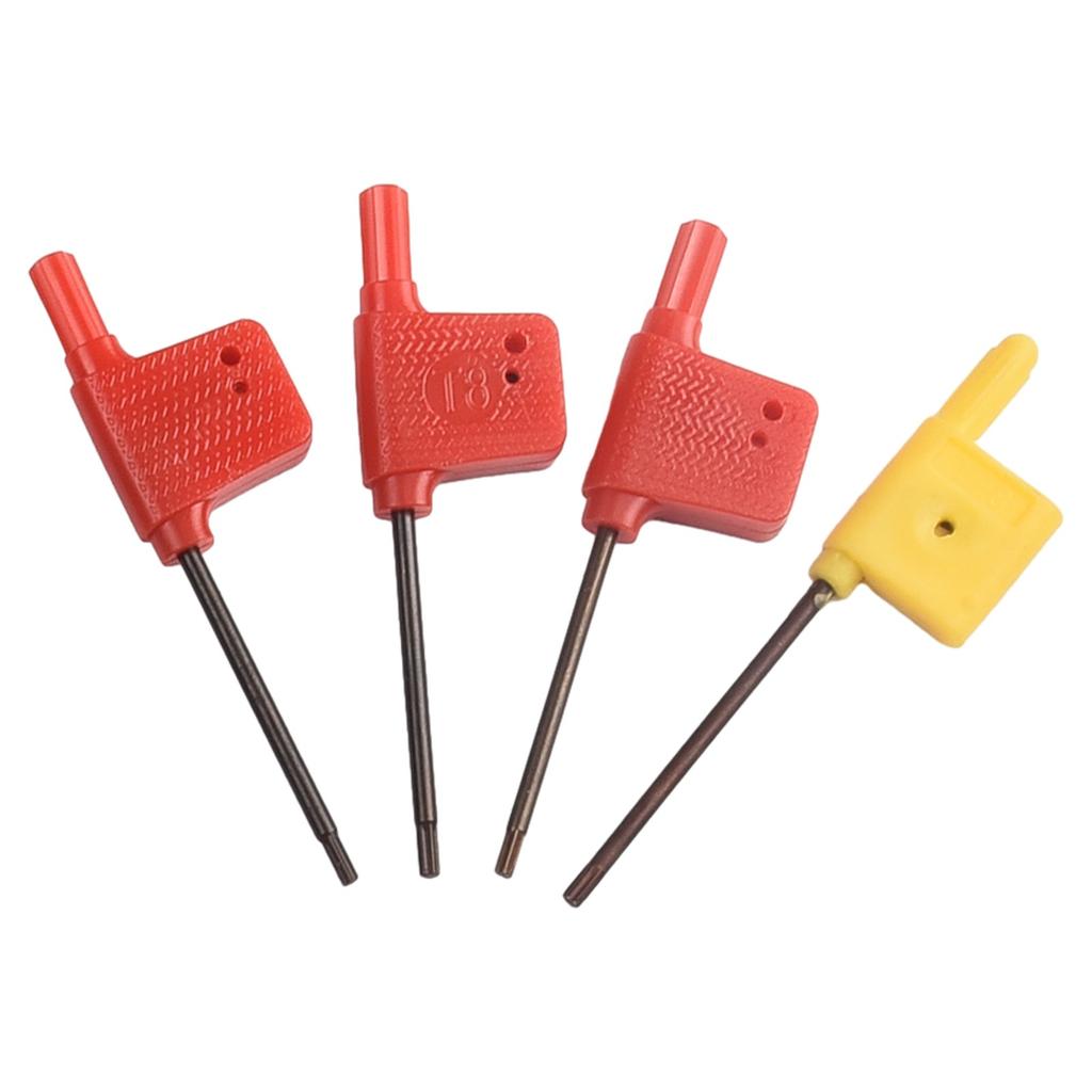 4 шт. Набор токарных расточных резцов S07K/S08K/S10K/S12M-SCLCR06 и ключи T8