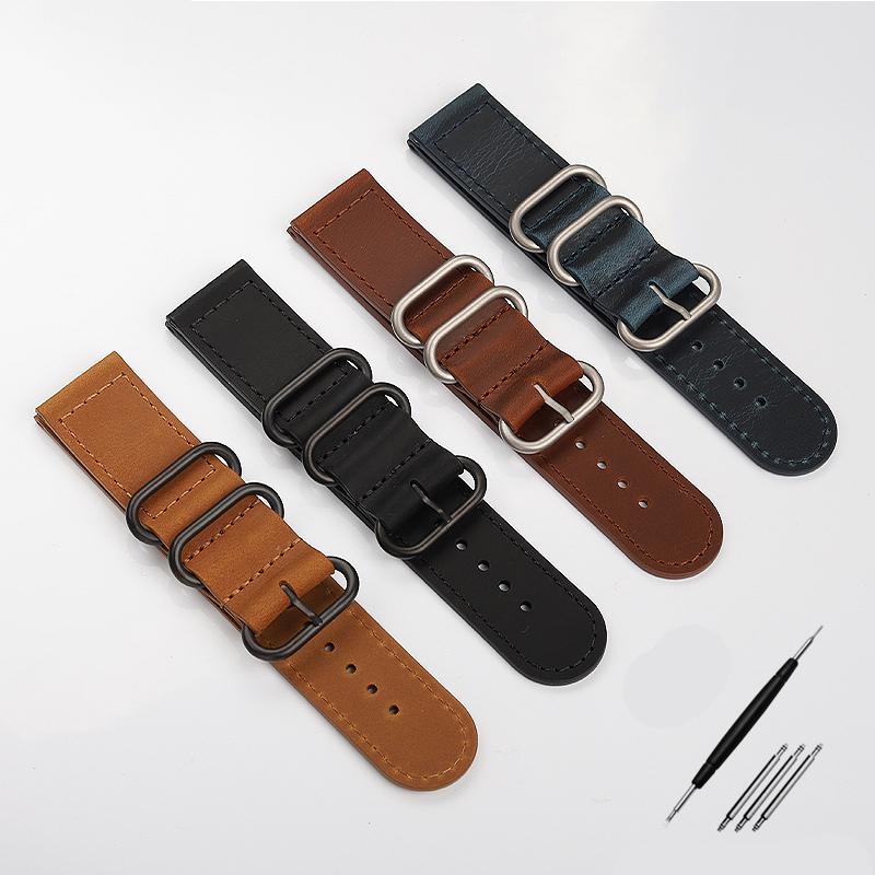 Для ремешка часов Casio PRW6900Y/6800 Кожаный ремешок PRW-60Y/50Y Ретро Винтажный Браслет из Воловьей Кожи Ремешок для Часов Черный Коричневый 23 мм
