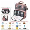 Multifunctional Mother and Baby Bag Mom Bag Bottle Backpack Folding Sleeping Changing Bag Diaper Backpack