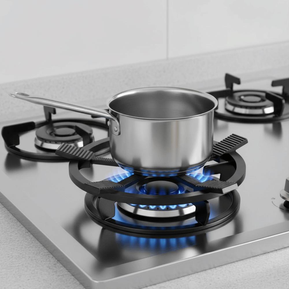 Чугунная подставка для газовых горелок, противоскользящая подставка-кольцо для вока, держатель для молочника, для приготовления на открытом воздухе