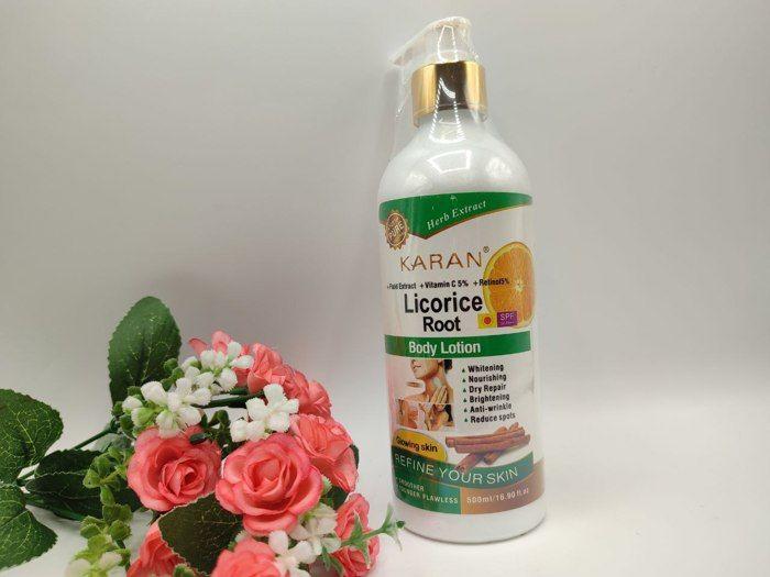 Lait Anti Âge - Licorice - 500ml - 5% Vitamine C - 5% Retinol - Hypoallergénique