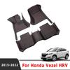 Для Honda Vezel XRV HRV 2022 2018 2017 2016 2015 автомобильные коврики ковры Стайлинг чехлы авто аксессуары коврики для ног