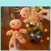 Cute Gingerbread Man Plush Doll Keychain Perfect For Holiday Decorations And Gifts