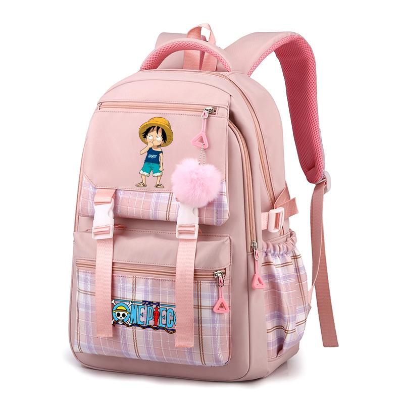 Аниме One Piece Printed College Bag Bag Document Bag Teen Back To School Холщовый рюкзак для девочек и мальчиков, студенческая сумка для ноутбука, мужская и женская дорожная сумка, рюкзак
