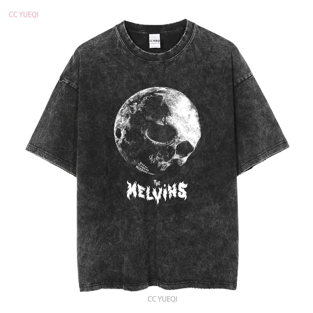 Вдохновлено группой The Melvins Для фанатов Черная футболка всех размеров KH1231 с длинным рукавом винтажная стираная повседневная мужская Топ для повседневной носки