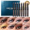 Waterproof Glitter Eyeshadow Stick Pearl Metallic Cream Eyeshadow Long Lasting Shimmer Eye Makeup