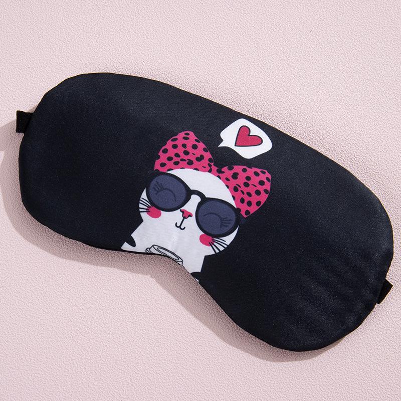 Creative Cartoon Eye Mask: Hot/Cold Compress for Relaxation and Shading