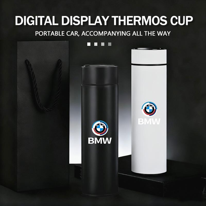 MLKB2 Car Temperature Display Thermos Cup Stainless Thermos Bottle For BMW M M2 M3 M4 M5 M6 E46 E90 E60 F30 E39 X1 X3 X4 X5