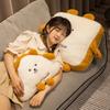 Toast Plush Bear Toy Back Cushion Stuffed Doll Bedrooms Decoration Kids Gifts