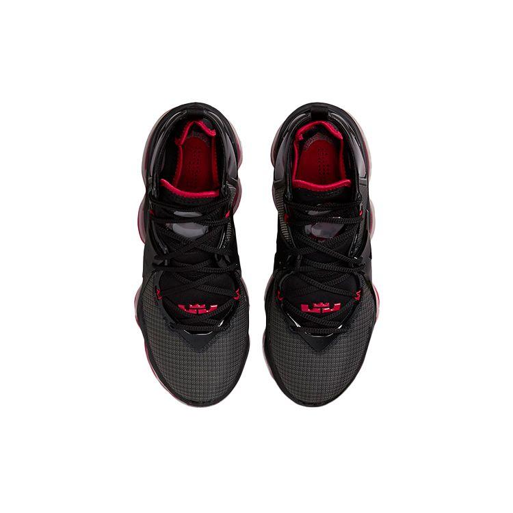 Nike Мужские кроссовки LeBron 19 Bred черные университетские-красные CZ0203-001
