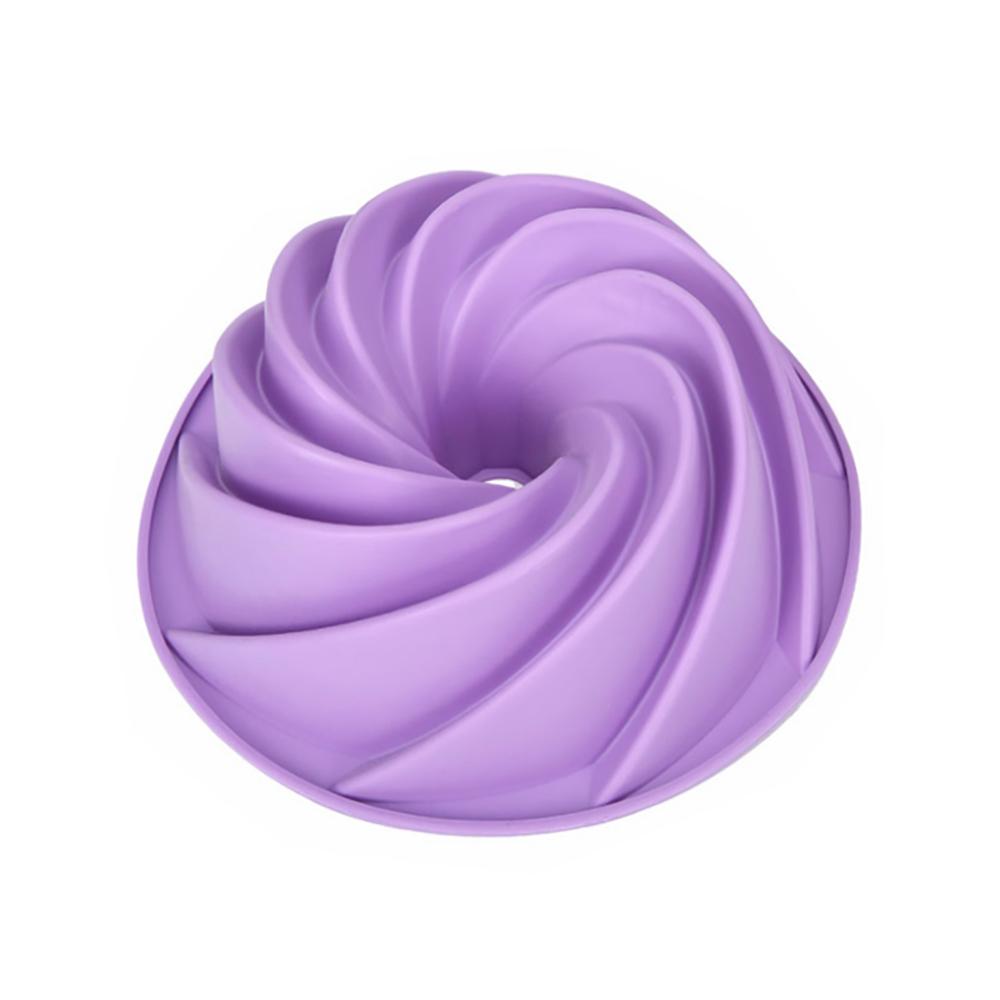 1 шт. большая спиральная форма силиконовая форма для торта 3D рифленая форма для торта хлебопекарные инструменты для выпечки посуда для выпечки