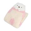 Marushin Sumikkogurashi Mascot Blanket with Fluffy Polar Bear, Cute and Fluffy, Made with Mitt Fabric, Stylish Winter Item, 6575041000