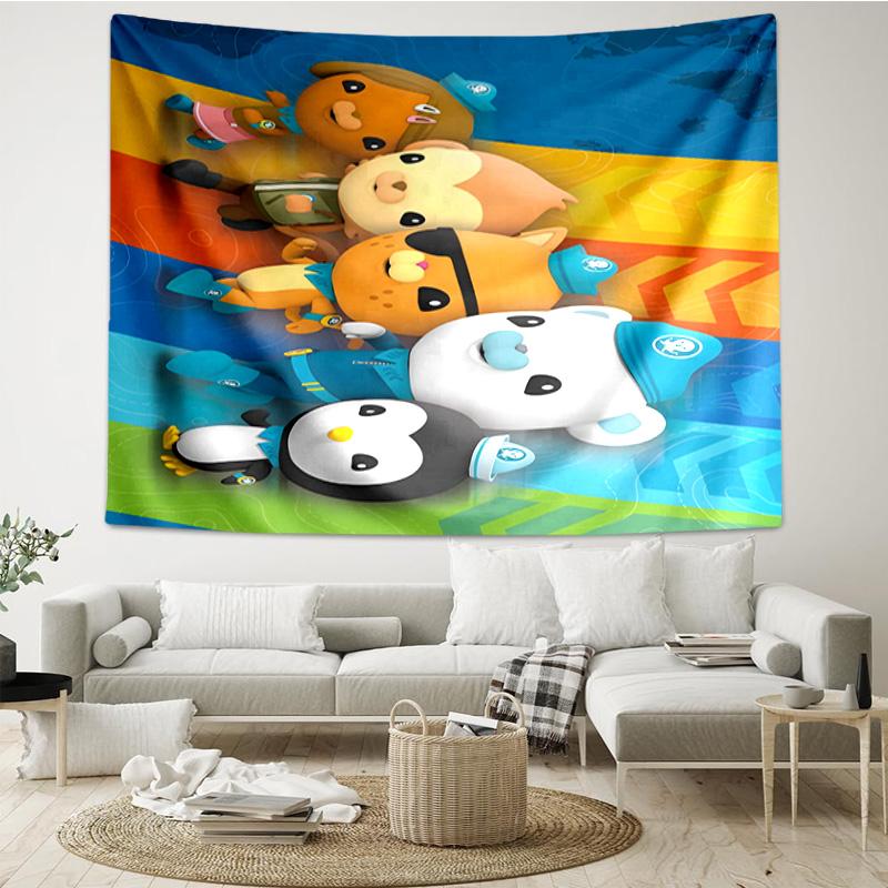 Octonauts Adventure Beyond Tapestry Room Decoration Wall Hanging for Living Room Bedroom, dormitory, Birthday and Christmas gifts
