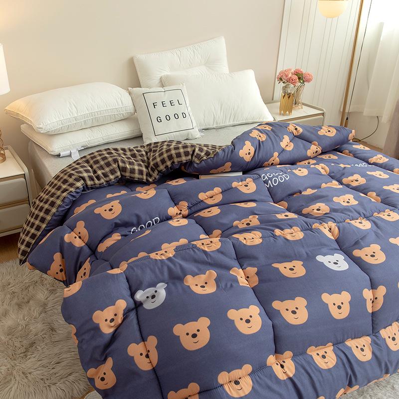 Роскошный комплект постельного белья в клетку Queen - устойчивый к пятнам, мягкий из микрофибры, легкий, дышащий, простой в уходе для любого сезона