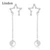Lindon Copper Alloy Zircon Earrings Drop Earrings For Women Wedding Party Gifts