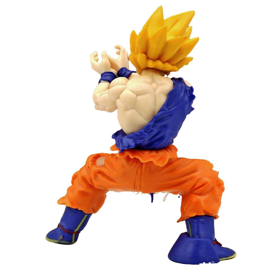 Dragon Ball Z Son Goku Anime Figure Battle Damage Shockwave Manga Statue Pvc Action Figurine Collectible Model Doll Toy