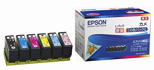 Epson Genuine Ink Cartridge Kame KAM-6CL-L 6-Color Pack Extra Capacity