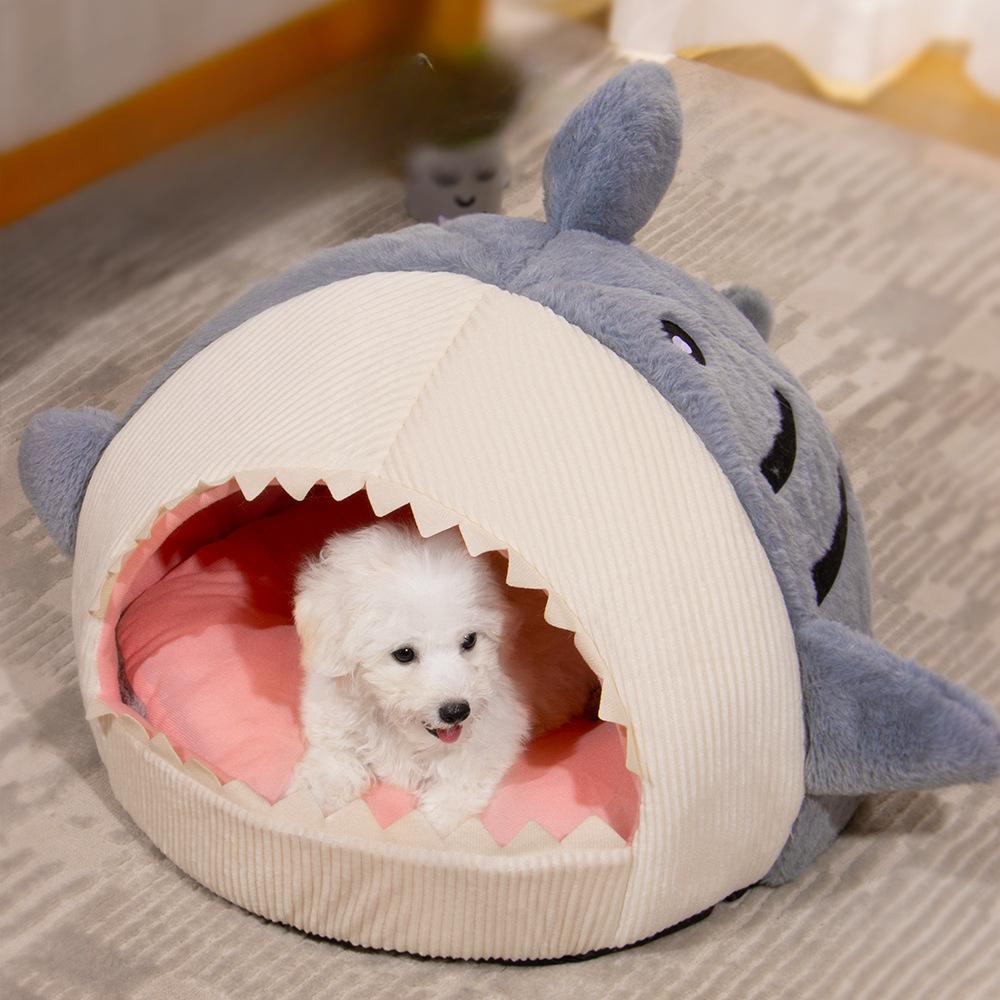 Закрытая теплая кровать для кошек для переносных кроватей для домашних животных Корзина для сладких котят Подушка для подушки для кошек Коврик для палатки Гнездо для щенка Пещера для кошек Товары для дома Полузакрытая охрана