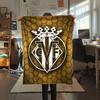 Villarreal CF logo FlAannel Blanket, High quality Comfortable for All Seasons, Home Decor, Warmth and Comfort