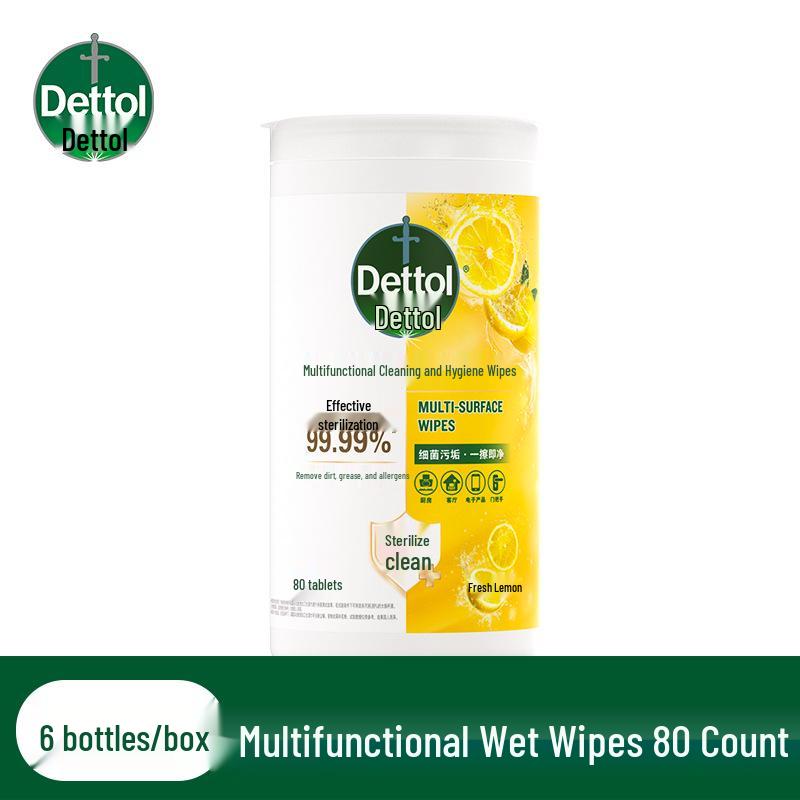 Dettol Гигиенические безспиртовые салфетки для путешествий и домашнего использования