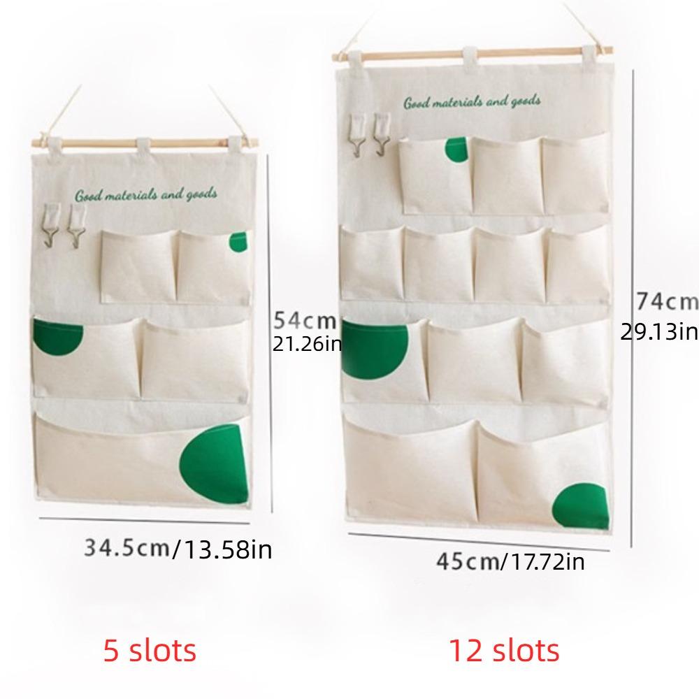 Настенный подвесной органайзер в скандинавском стиле, многофункциональный дверной карман-контейнер, дверные сумки-тоут, шкаф