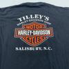 Винтажная футболка HARLEY DAVIDSON TILLEY'S SALISBURY, N.C M/L байкер мотоцикл