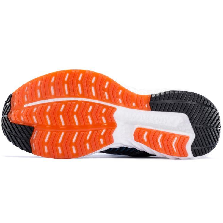 SAUCONY Triumph 17 Victory Флагманская сетчатая амортизация Нескользящие Дышащие Легкие Отскок Низкий верх Кроссовки для бега Мужские кроссовки Синий Черный S20546-25