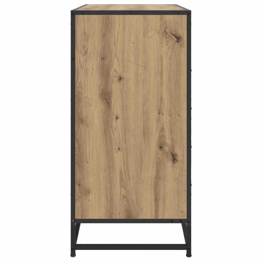 Drawer Cabinet 4 Drawer Artisan Oak 70 x 41 x 83.5 cm
