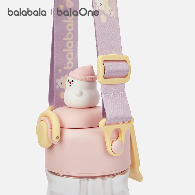 Balabala Children's Portable Spray & Straw Water Bottle