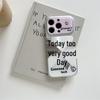 Креативный текст сегодня: Счастливый чехол для iPhone 17, 16 Pro Max, 15 и 14
