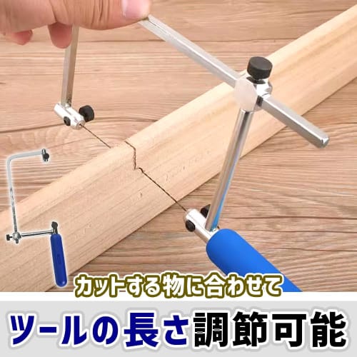 Diamond Wire Saw with 3 Replacement Blades, Manual Cutting and Processing for Wood, Glass, Ceramic, Stonework, and Aluminum