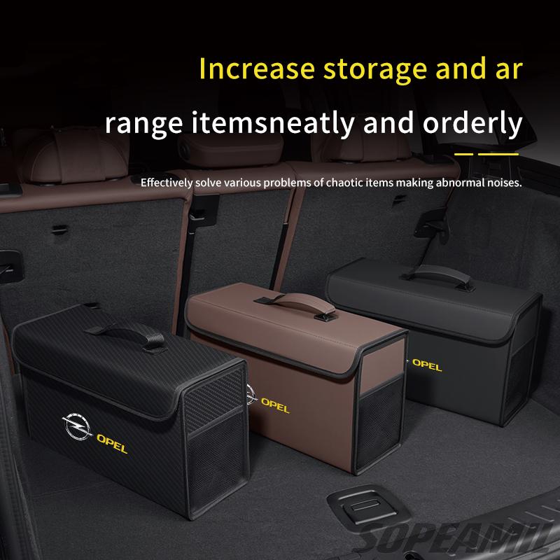 AAAET1 Car Trunk Organizer Box Tailbox Stowing Tidying Storage Bag For Opel OPCline ASTRA CORSA INSIGNIA MOKKA VECTRA ZAFIRA GTC Tigra