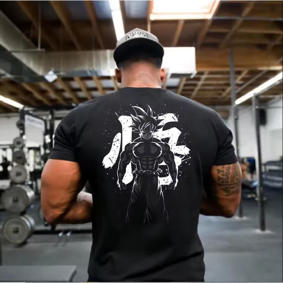 Dragon Ball Anime Son Goku Printed T shirt Men's and Women's T shirt Men's Top Sports T shirt Men's T shirt Summer Tee 2026 New