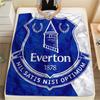 1PC Everton F.C Patterned Flannel Blanket Suitable For All Seasons for Home Decor Warmth and Comfort Gifts Holiday Present