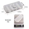 5 Compartments Fishing Tackle Case Waterproof Lures Hooks Case Fishing Lure Box  Fishing Tools