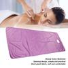 Постельное белье для салона красоты Короткий плюш Стол для SPA-массажа Утолщенный чехол для стола с отверстием Фиолетовый цвет