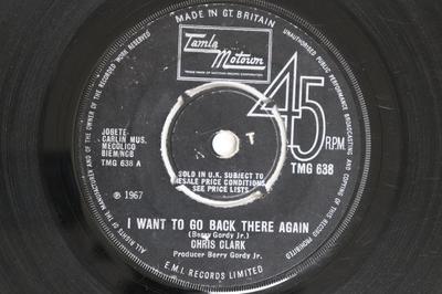 7-дюймовая пластинка КРИС КЛАРК - Я хочу вернуться туда снова / I L TMG638 TAMLA MOTOWN 1968 Великобритания Соул/Фанк Б/У