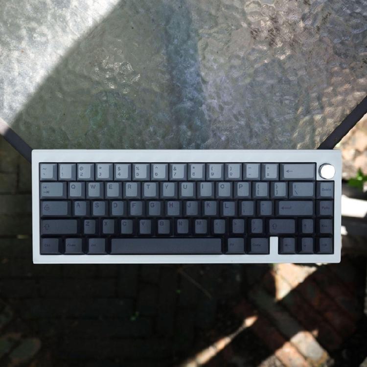 125 клавиш Dye Sublimation Верхняя/Боковая печать PBT Колпачки для клавиш Оригинальная высота Градиентный цвет Колпачки для клавиш для 60 75% 104 108