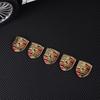 AABKW1 1cm Car Remote Key Stickers Badge Emblem Car Accessories For Porsche Cayenne Panamera Macan 911 718 Taycan Boxster Cayman 918