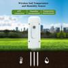 Wireless Soil Temperature and Humidity Meter For Smart Real-time Monitoring Sensor