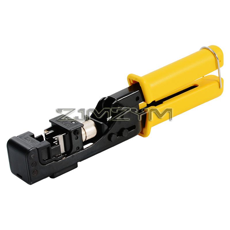 Инструмент для заделки Keystone Jack 90/180 градусов, специфическая модульная посадка, инструмент для обрезки и обжима сетевого кабеля CAT5 и CAT6