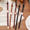 Small Student Watch Niche Round Small Disc Belt Women'S Watch Fashionable Waterproof Quartz Watch