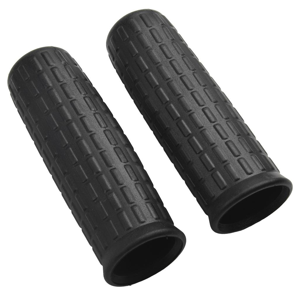 2pcs Rubber Handles 2x Barrow Handle Round Tubes Tool