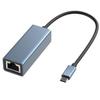 USB-C To Ethernet Adapter - PHONILLICO - Rj45 - 1000 Mbps - Compatible Windows/Mac/Linux
