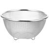 Thickened Stainless Steel Sink Drain Basket Rice Sieve Wash Kitchen Basin Washing Strainer Household Colander Vegetable Bowl