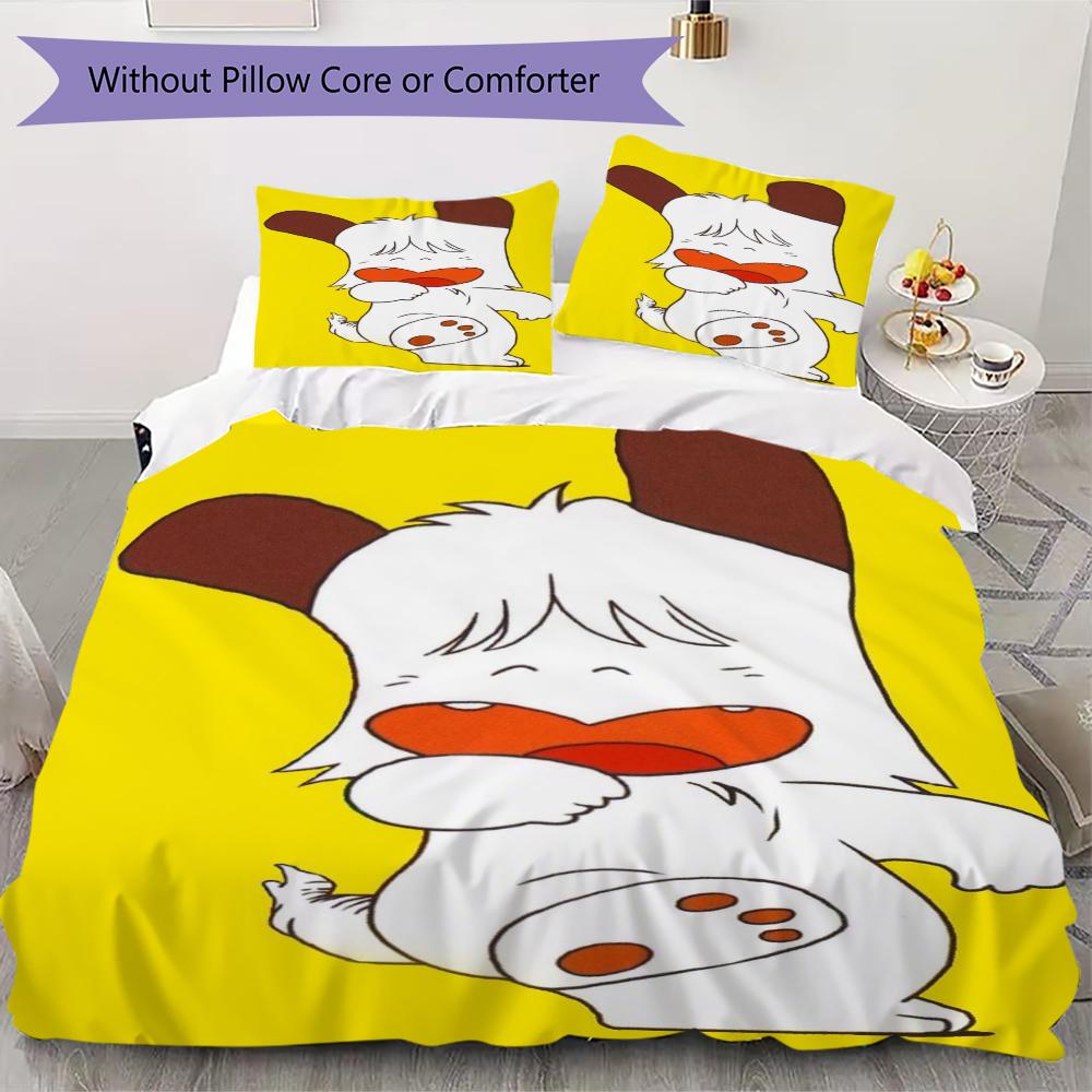 Hello Spank Pattern Bedding uilt Set uilt Cover Pillowcase Home Decoration Birthday Gift (1 * duvet cover + 2 * pillowcase without core)35