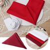 Hotel Soft Table Linen Dinner Napkins Wedding Table Cloth Cloth Napkins Solid Red
