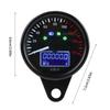 Motorcycle Speedometer Digital Motorcycle Tachometer Speed Gauge LED Odometer Waterproof Tachometer Universal Digital Gauge